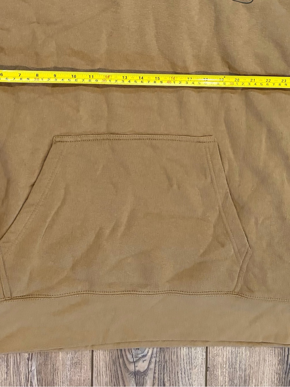 John Deere Coyote Brown Tractor Flag Graphic Hoodie Mens 3XL Pullover - Picture 7 of 9